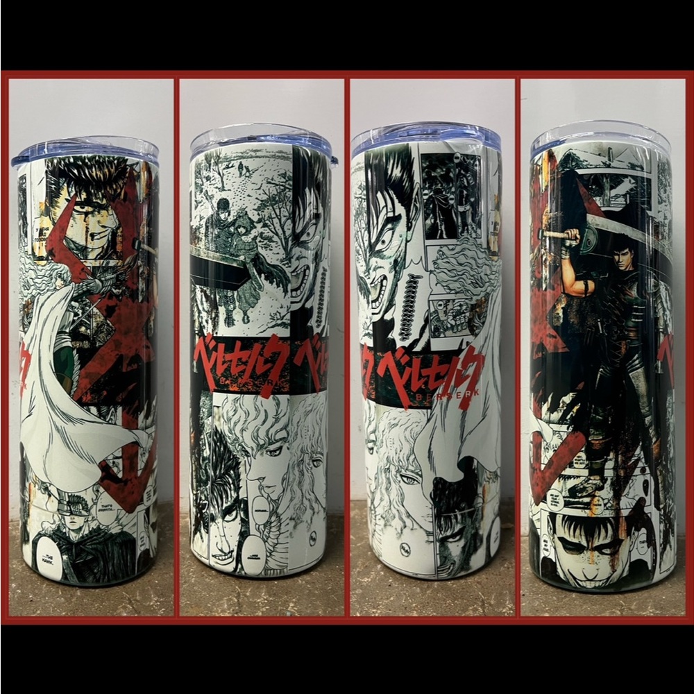 Berserk Anime Water Bottle Brand New